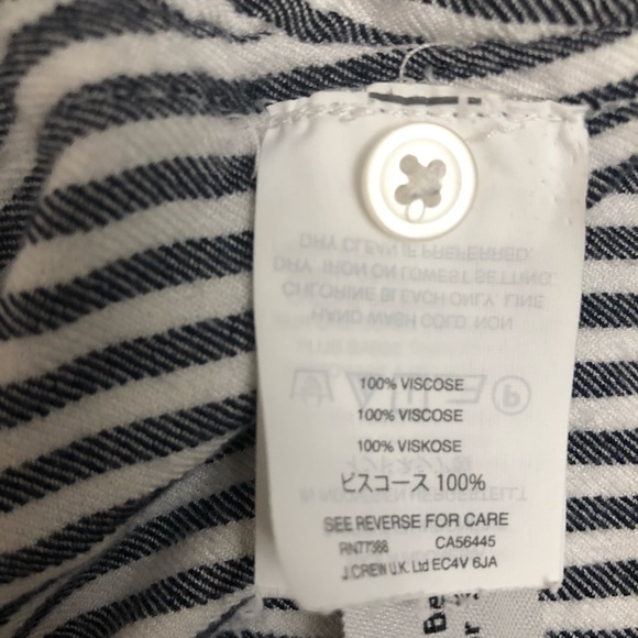 Madewell Stripe Button-down Top - Picture 7 of 8